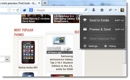 how to send documents to kindle wirelessly-setting-and-options